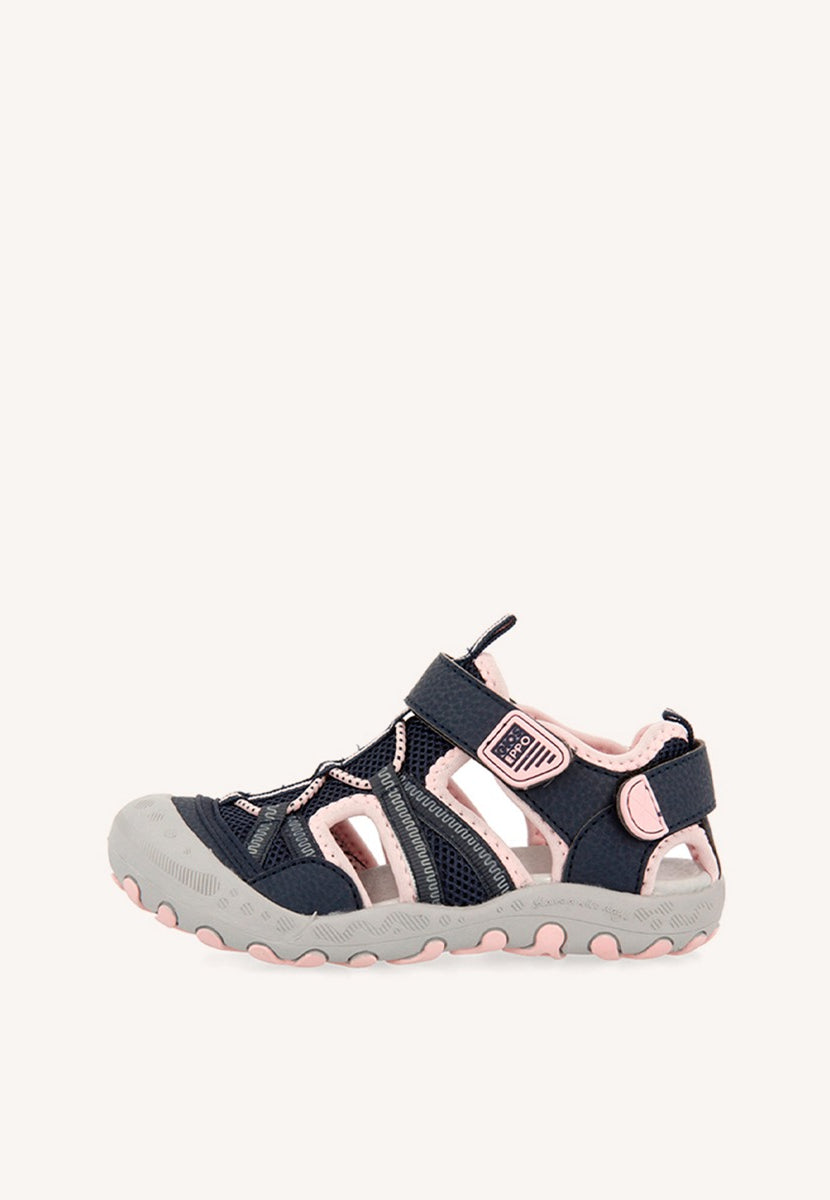 Pink sporty flip flops for girls MAZATLAN