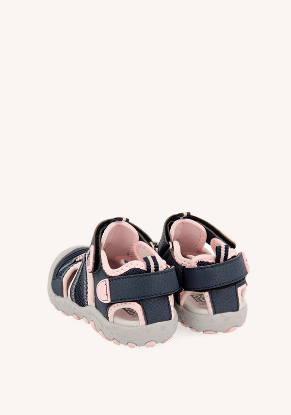 Pink sporty flip flops for girls MAZATLAN