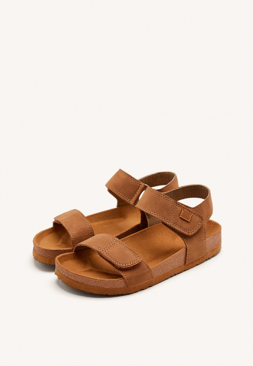 CHANCLAS COLOR CUERO ESTILO BIO PARA NIÑOS TREDEGAR