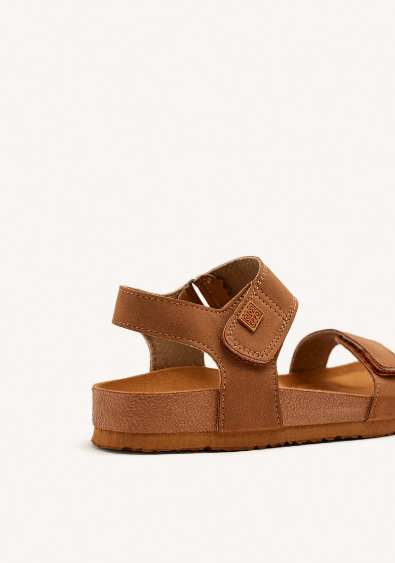 CHANCLAS COLOR CUERO ESTILO BIO PARA NIÑOS TREDEGAR