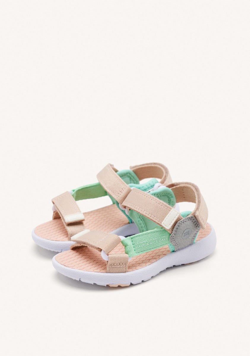 Birigui girls multicoloured sandals with sporty soles