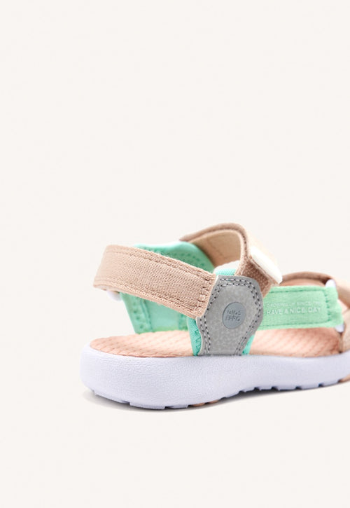 Birigui girls multicoloured sandals with sporty soles