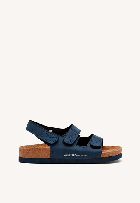BLUE NAVY BIO SOLE SANDALS WITH ADJUSTABLE CLOSURES FOR BOYS AND GIRLS KRAPINA