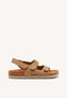 BIO COLOR TAUPE SANDALS WITH ADJUSTABLE CLOSURES FOR BOYS AND GIRLS KRAPINA
