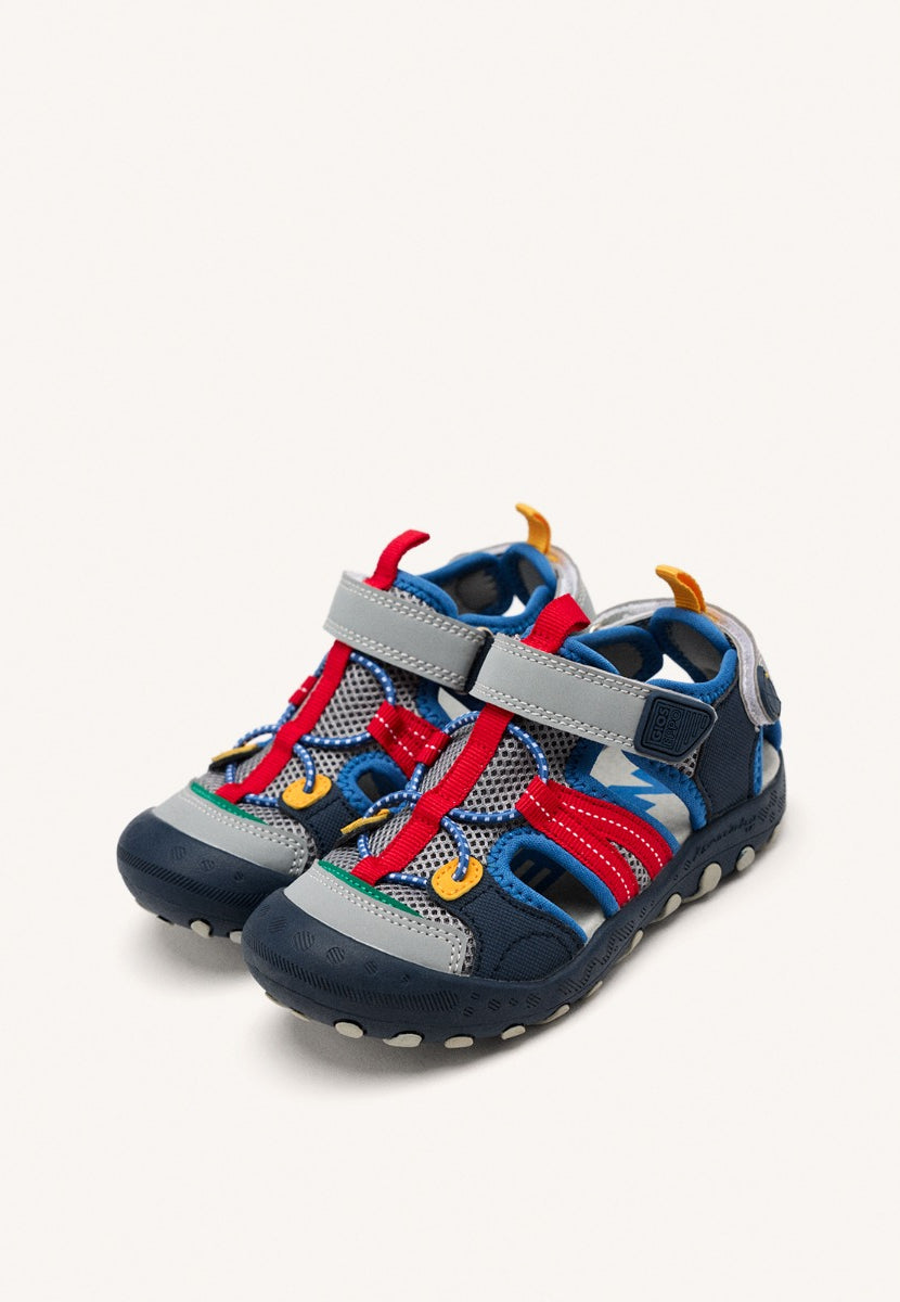 MULTICOLOR SPORTS FLIP-FLOPS CALIFORNIAN STYLE FOR BOYS AND GIRLS ADRANO