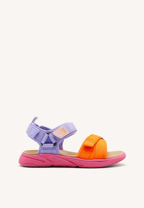 CIABATTE SPORTIVE COLOR FUCSIA CON ACCENTI DI COLORE PER RAGAZZA E RAGAZZO BUNNEL