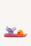 SPORTS SANDALS FUCHSIA COLOR WITH COLOR ACCENTS FOR GIRL AND BOY BUNNEL