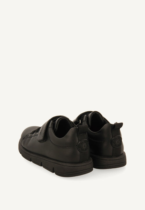 SCHOOL LEATHER TENNIS SHOES WITH ELASTIC LACES HEILIG