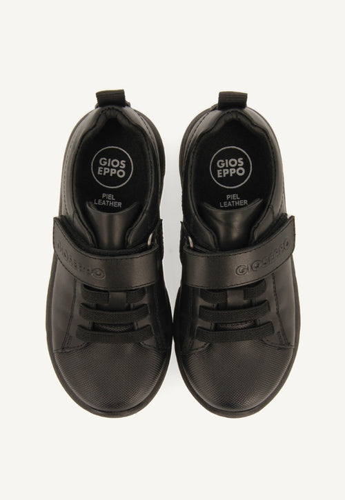 SCHOOL LEATHER TENNIS SHOES WITH ELASTIC LACES HEILIG
