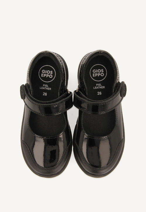 SCARPE DA GINNASTICA IN PELLE CON EFFETTO VERNICIATO BEKES