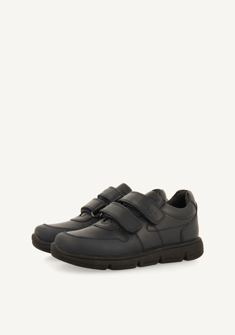 SNEAKERS COLEGIALES TIPO BAMBAS PIEL MARVEDE