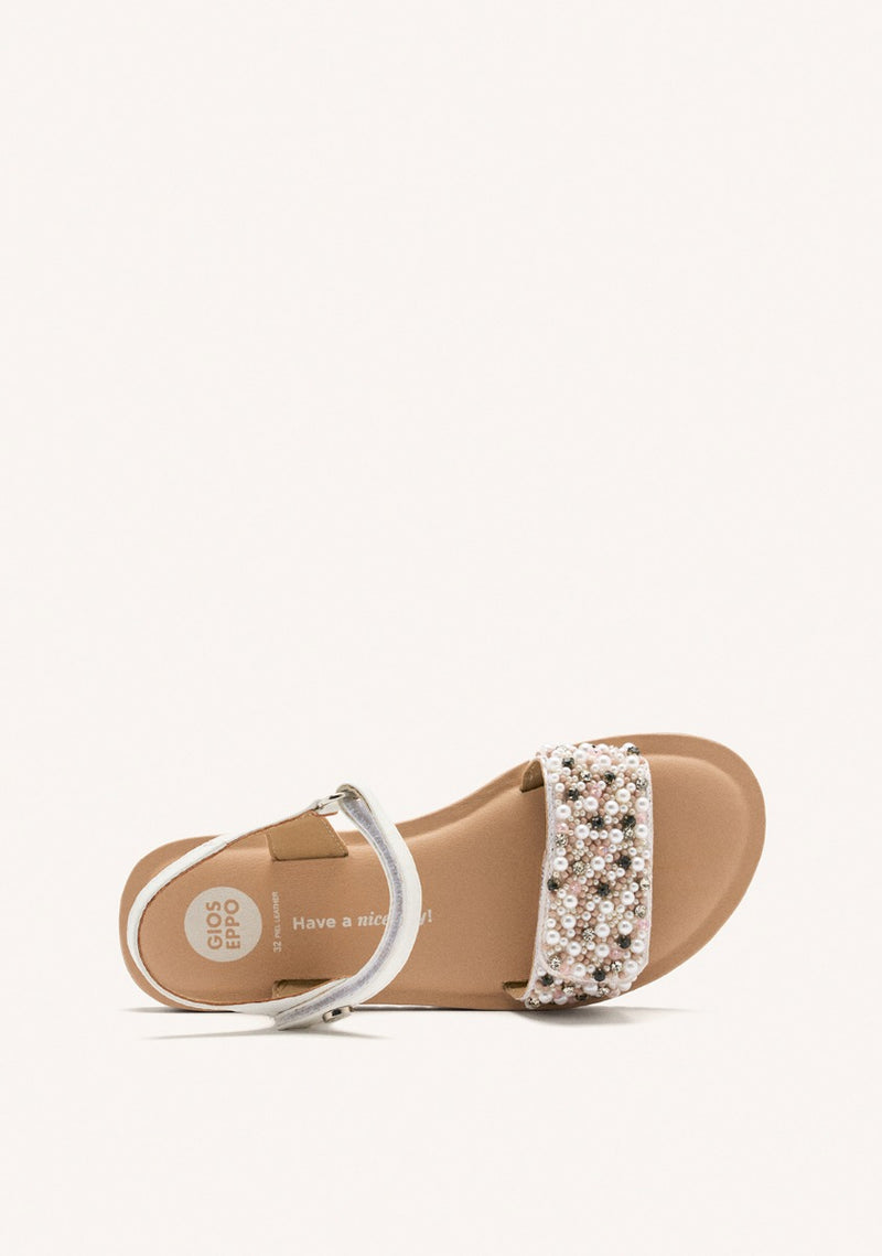 LEATHER BEADED SANDALS BOZRAH