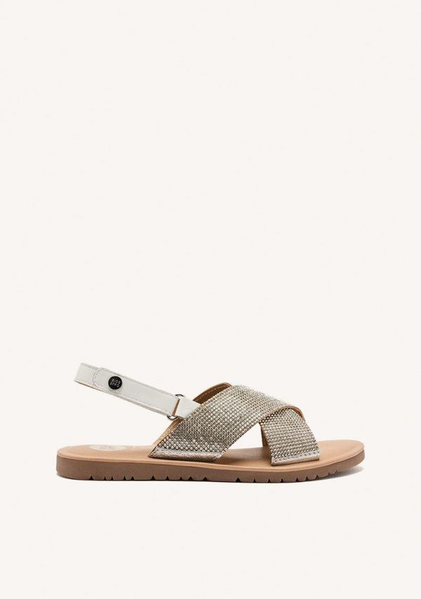 LEATHER SHINE SANDALS ALNA