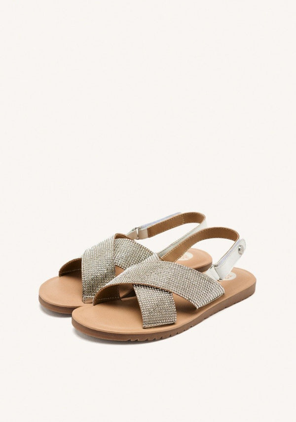 LEATHER SHINE SANDALS ALNA