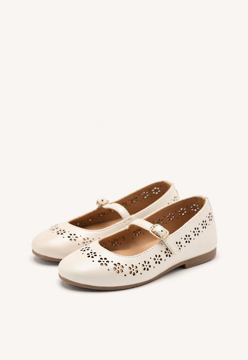 LEATHER BALLET FLATS KITTERY