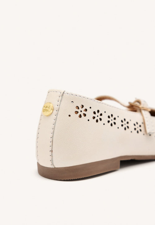 LEATHER BALLET FLATS KITTERY