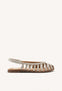 BRAIDED LEATHER CLOSED SANDALS SIMSBURY