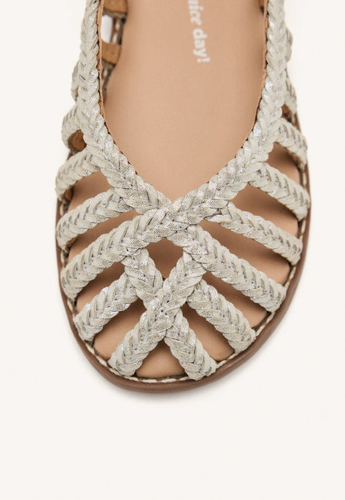 SANDALIAS CERRADAS PIEL TRENZADA SIMSBURY