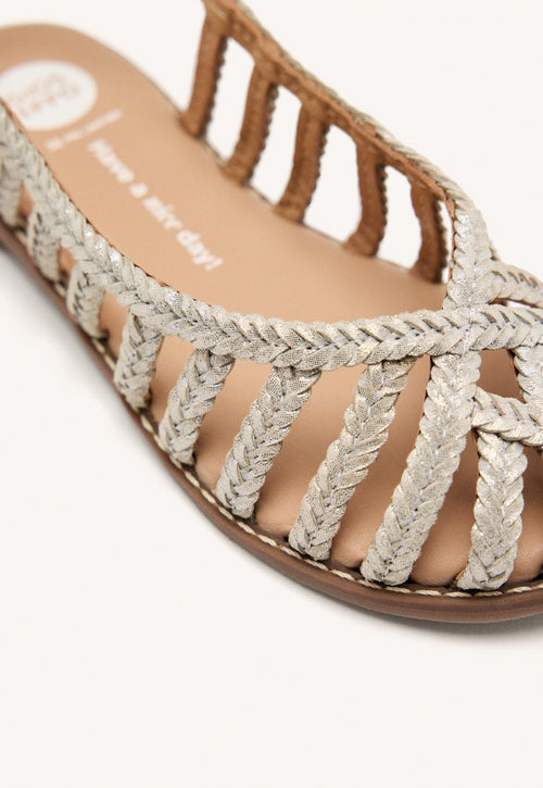 SANDALIAS CERRADAS PIEL TRENZADA SIMSBURY