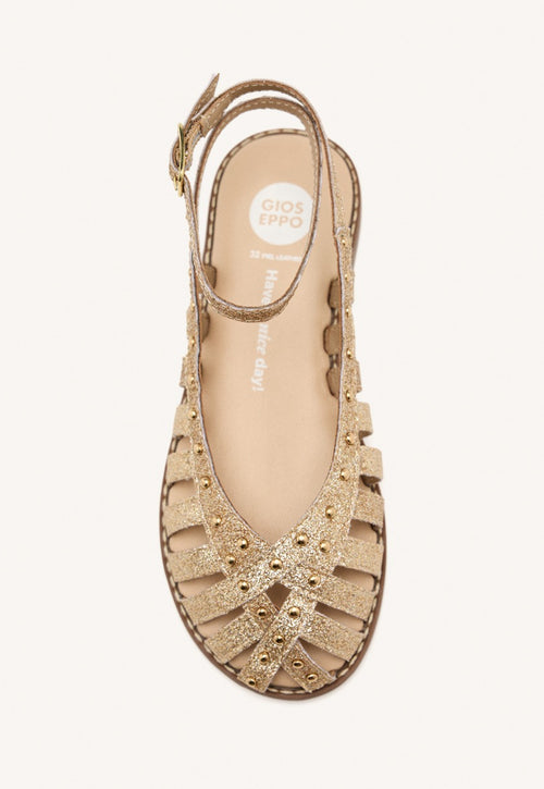 LEATHER SHINE CLOSED SANDALS BLANCHARD