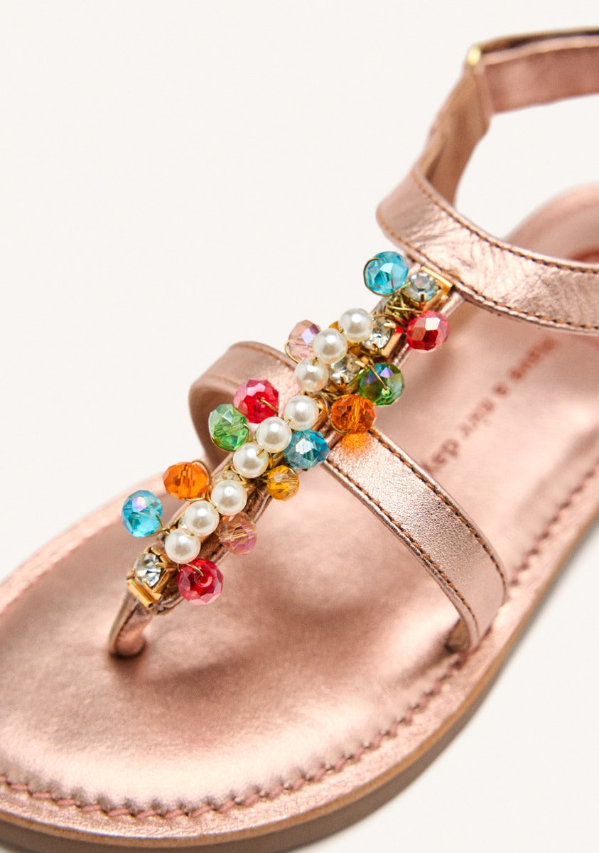 LEATHER GREEK SANDALS HAMMEL