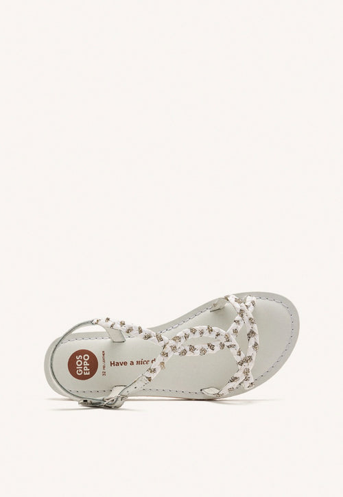 SANDALIAS PIEL, STRASS Y RAFIA WENHAM