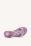 LEATHER, RAFFIA AND GLITTER SANDALS WENHAM