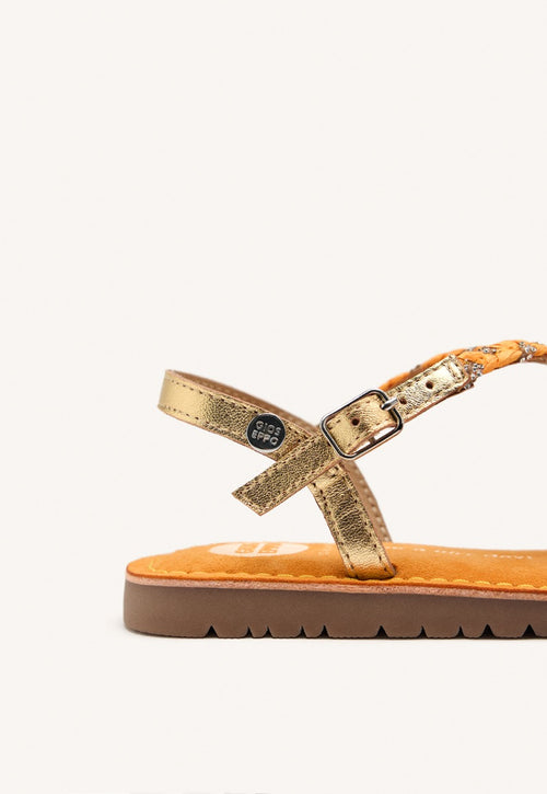 SANDALIAS PIEL, STRASS Y RAFIA WENHAM