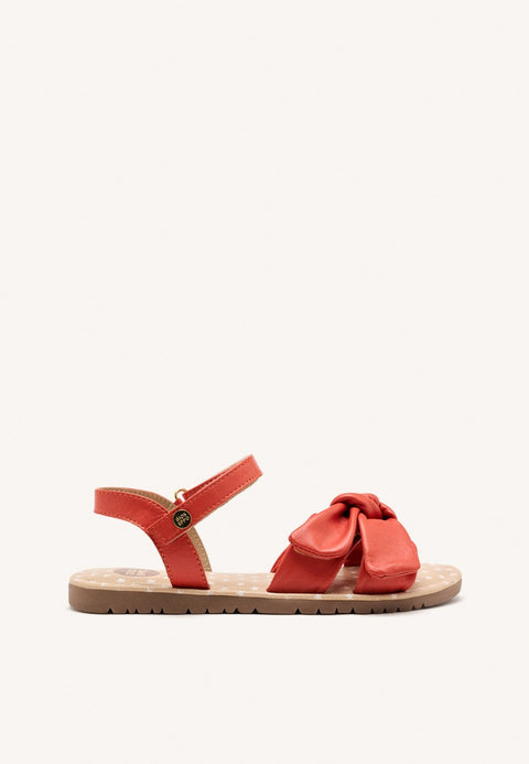 LEATHER BOW SANDALS WAREHAM