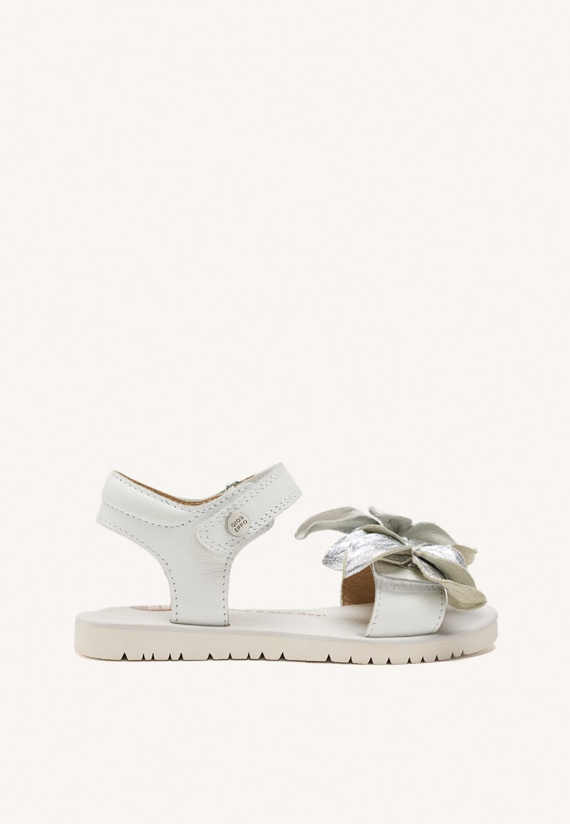 LEATHER FLOWER SANDALS MARINETTE