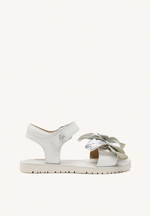 LEATHER FLOWER SANDALS MARINETTE
