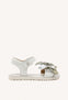 LEATHER FLOWER SANDALS MARINETTE