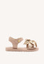 LEATHER FLOWER SANDALS MARINETTE