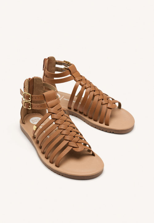 LEATHER ROMAN SANDALS ONALASKA