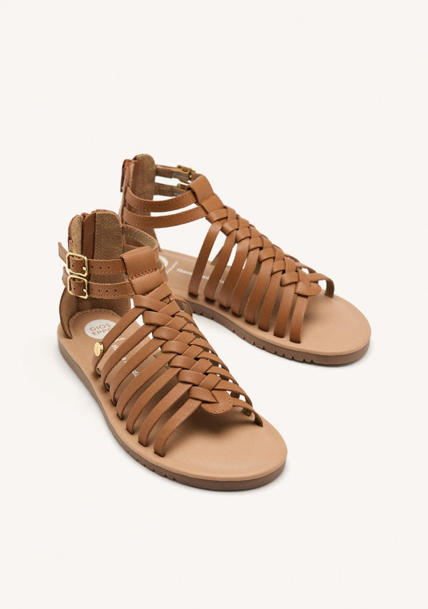 LEATHER ROMAN SANDALS ONALASKA