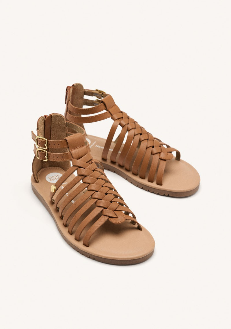 LEATHER ROMAN SANDALS ONALASKA