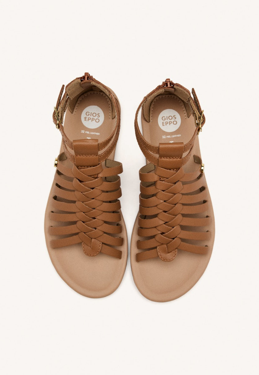 LEATHER ROMAN SANDALS ONALASKA