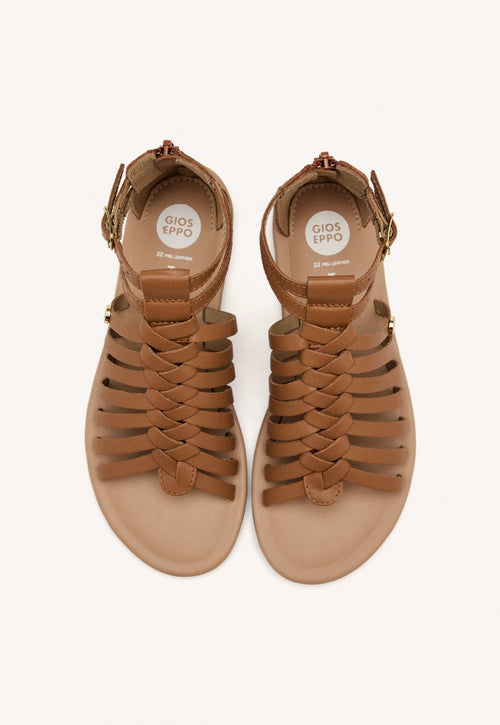 LEATHER ROMAN SANDALS ONALASKA