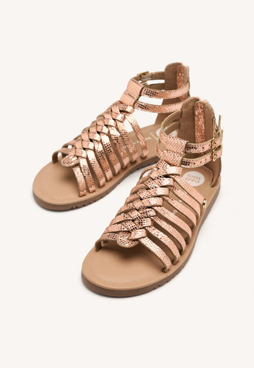LEATHER ROMAN SANDALS ONALASKA