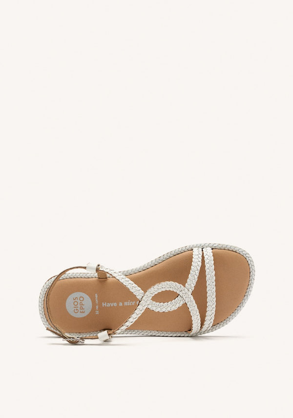 BRAIDED LEATHER SANDALS SUFFIELD