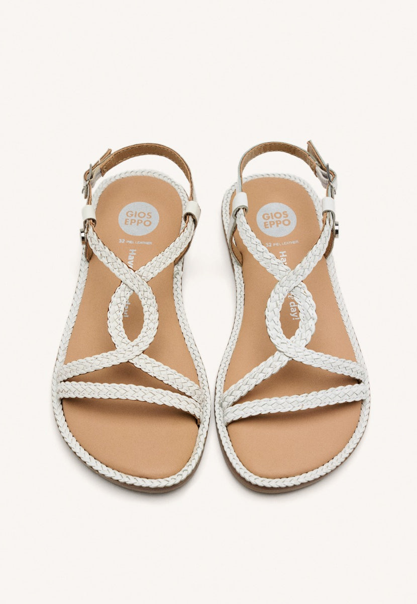 BRAIDED LEATHER SANDALS SUFFIELD