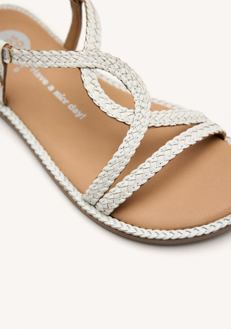 BRAIDED LEATHER SANDALS SUFFIELD