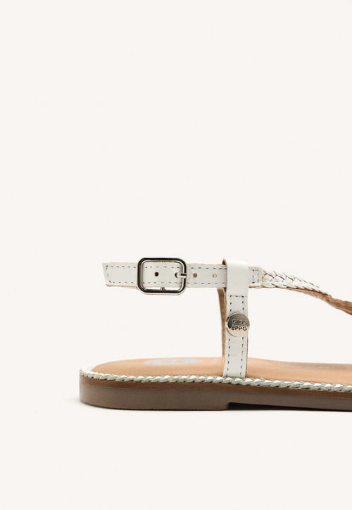 SANDÁLIAS COURO TRANÇADO SUFFIELD