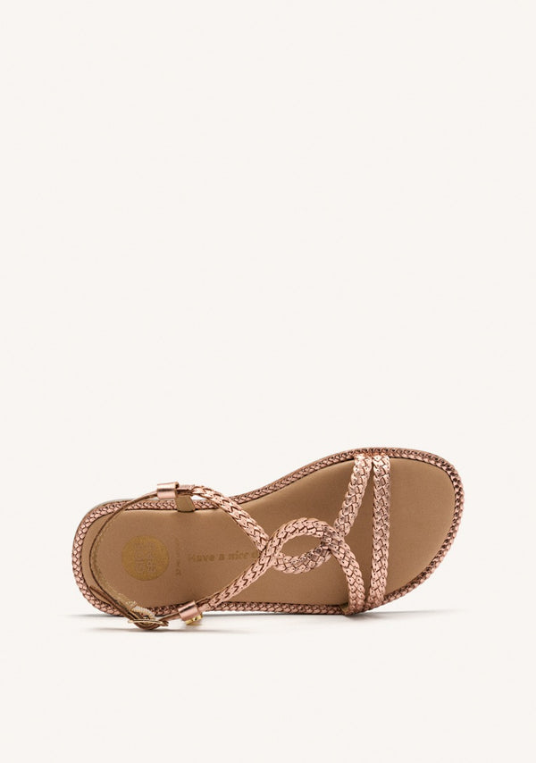 BRAIDED LEATHER SANDALS SUFFIELD