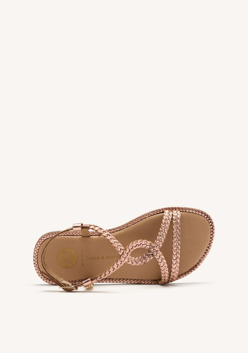 BRAIDED LEATHER SANDALS SUFFIELD