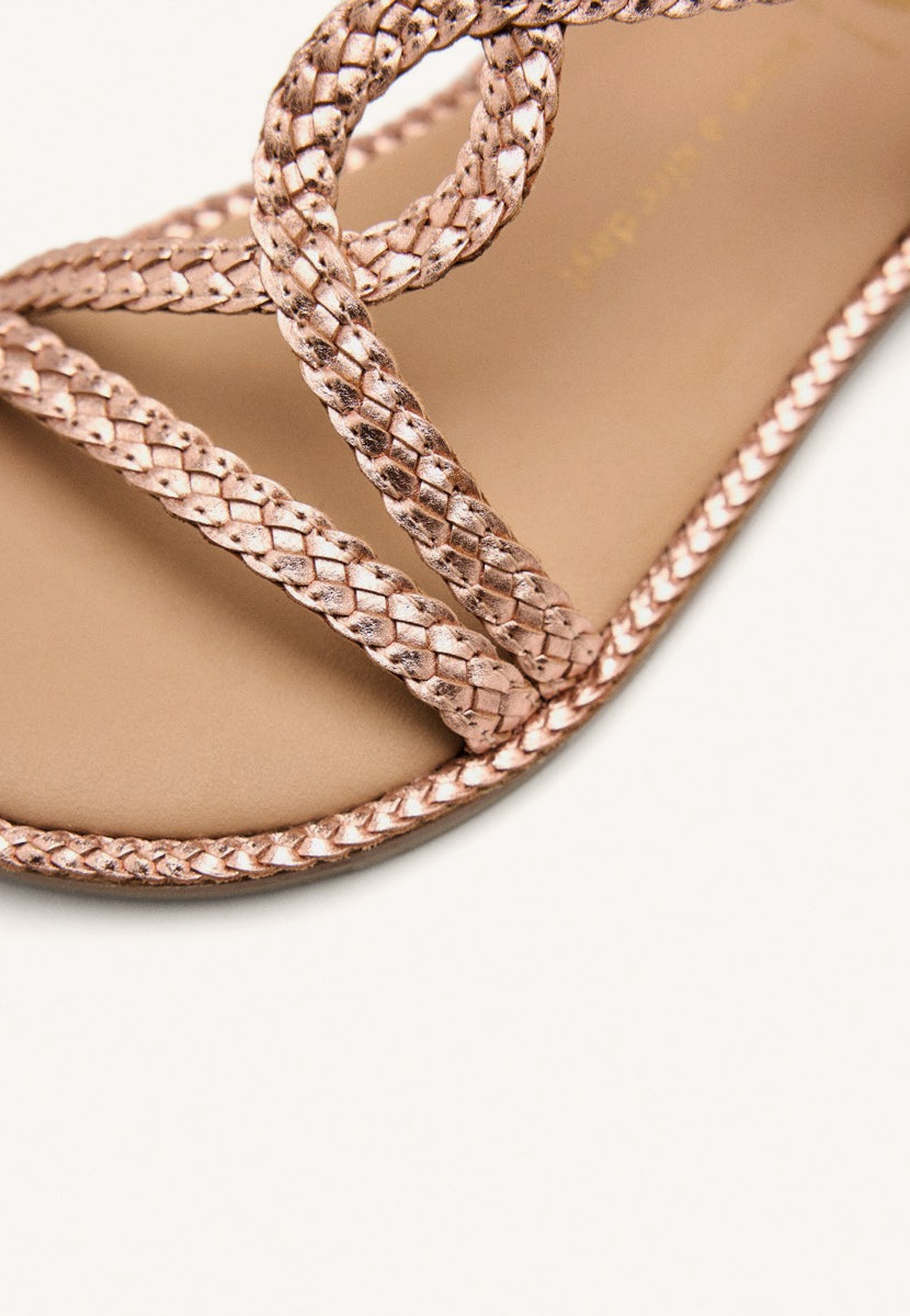 BRAIDED LEATHER SANDALS SUFFIELD