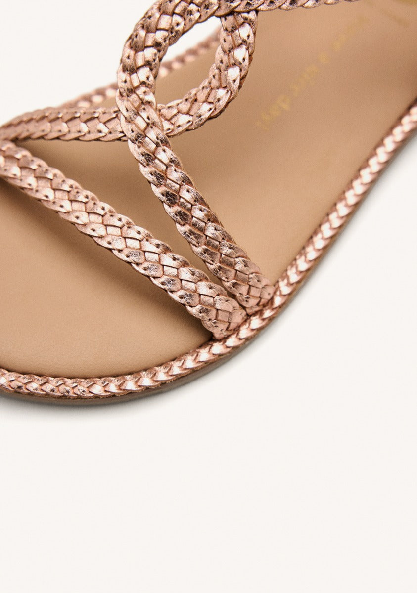 BRAIDED LEATHER SANDALS SUFFIELD