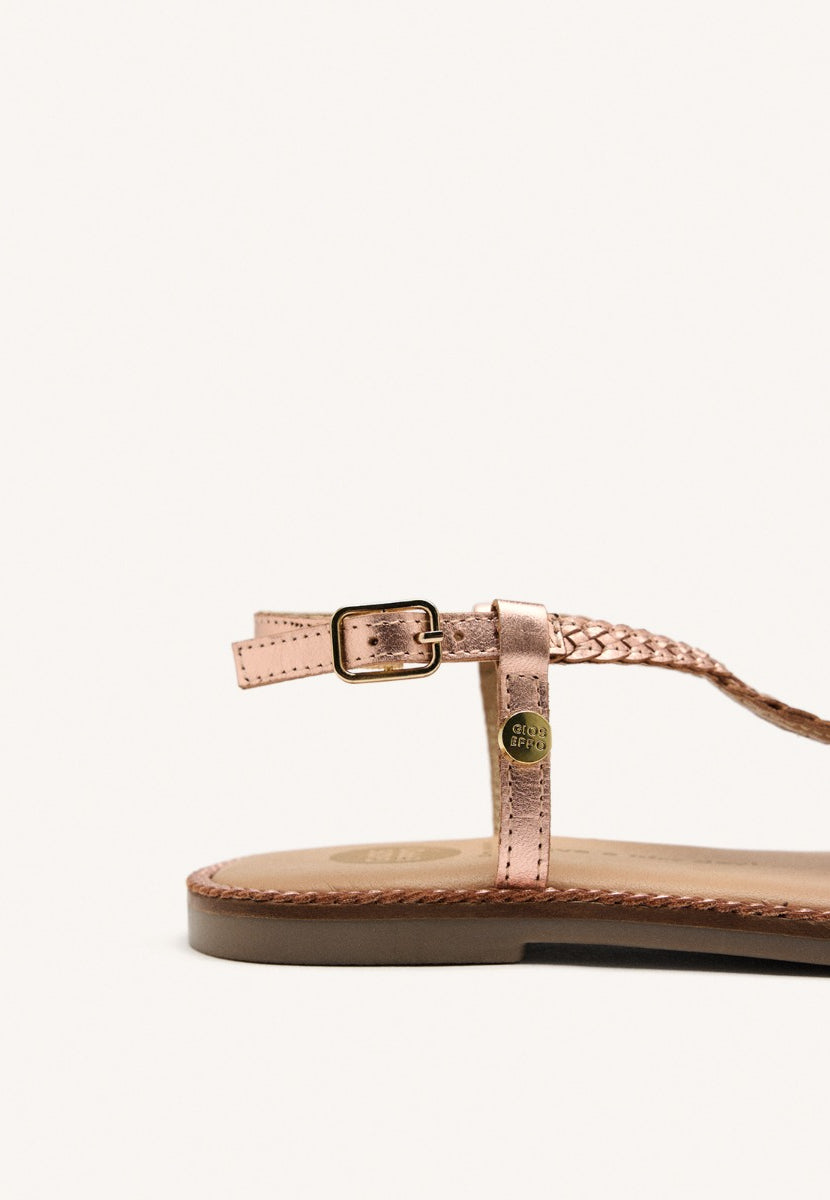 BRAIDED LEATHER SANDALS SUFFIELD