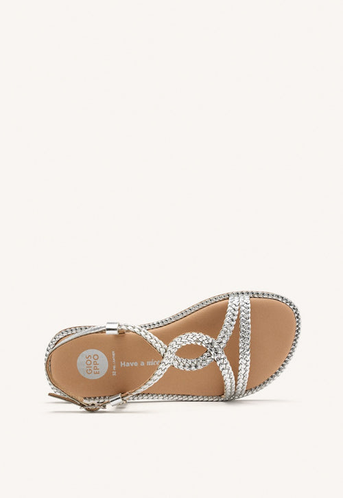 SANDÁLIAS COURO TRANÇADO SUFFIELD