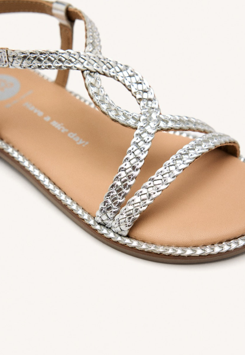 BRAIDED LEATHER SANDALS SUFFIELD